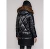Куртка пуховая с Капюшоном из Меха Енота FAN LEATHER