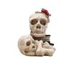 Resin Craft Figurine Skull Head Party Supplies Statue Home Accessories Skull Sculpture Halloween Decoration Skull Lantern