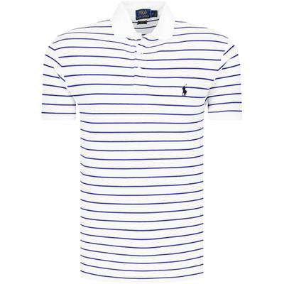 Polo Ss24 Pony Logo Embroidered Striped Short Sleeve Polo Shirt Men Tops 710795256-002
