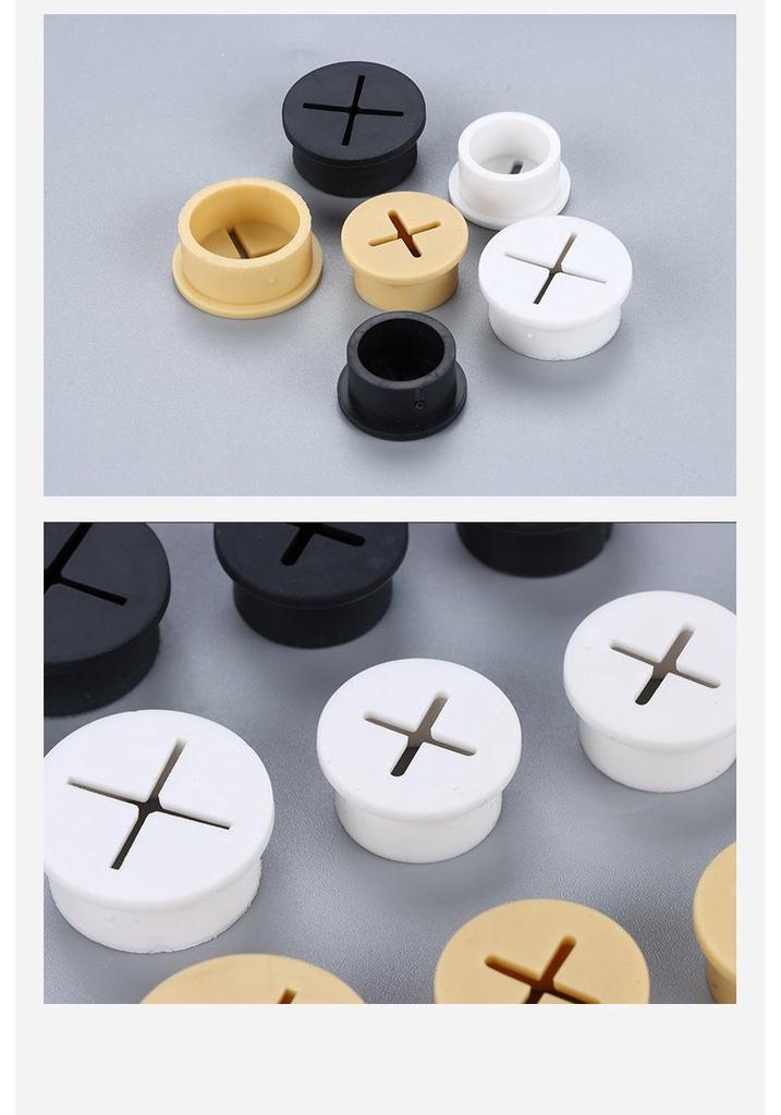 Dustproof Black Silicone Cross Rubber Plug and Phone Display Stand