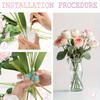 2pcs ABS Floral Picks Spiral Flower Stem Support, DIY Wedding Bouquet Kit, Floral Arrangement Tools, Bouquet Wrapping Accessories