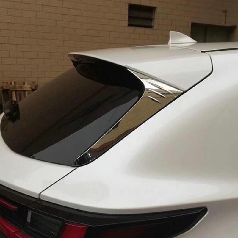 For Lexus NX 250 260 350h 350 F   2024 Steel Car Rear Window Side Covers Tail Spoiler Side Triangle Wing Trim Panel