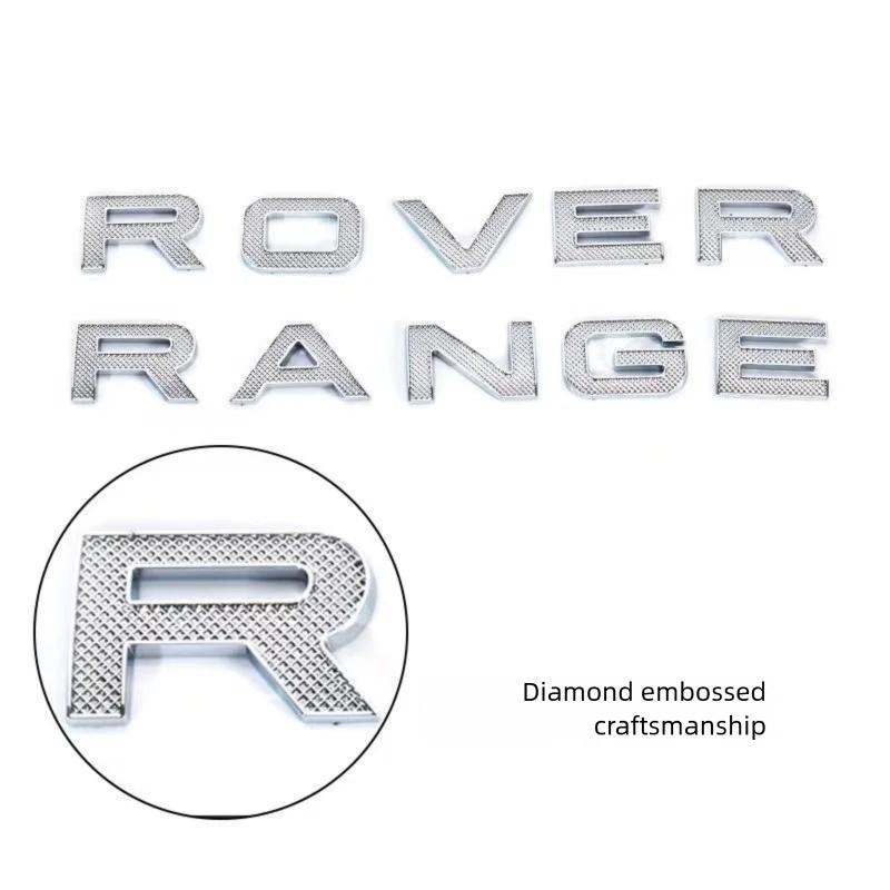 Land Rover Range Rover Evoque Velar Sport RANGE ROVER Hood Letter Emblem SV Edition Hood Letter Logo Rear Badge Modified V4