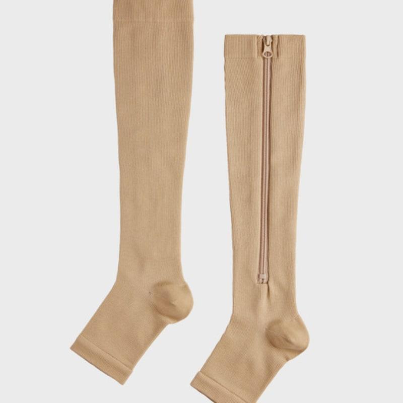 HUGDAY Reißverschluss Waden Kompressionsformer