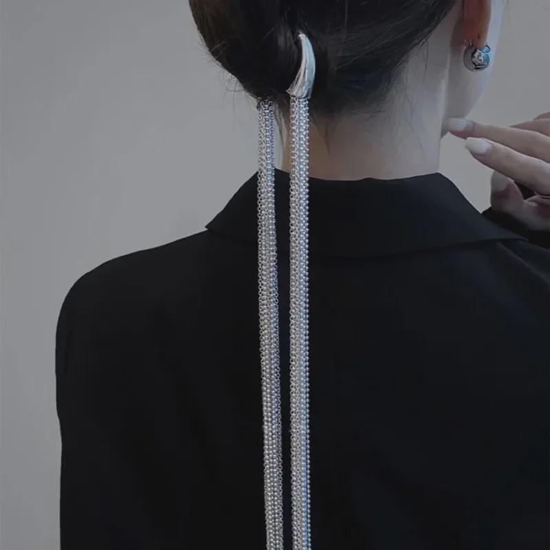 Eleganter Damen 2021 Brautschmuck mit langen Quasten