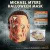 Michael Myers Horror Latex Headgear, Scary Ghost Face Mask for Halloween Costume Party Props