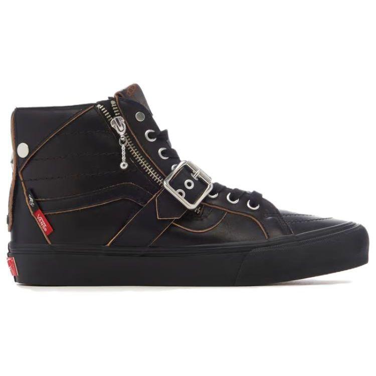 Vans Shane Gonzales X  Sk8 Reissue Durable Breathable High-Top Skate Shoes Unisex Sneakers Black VN0A7Y14BKA1