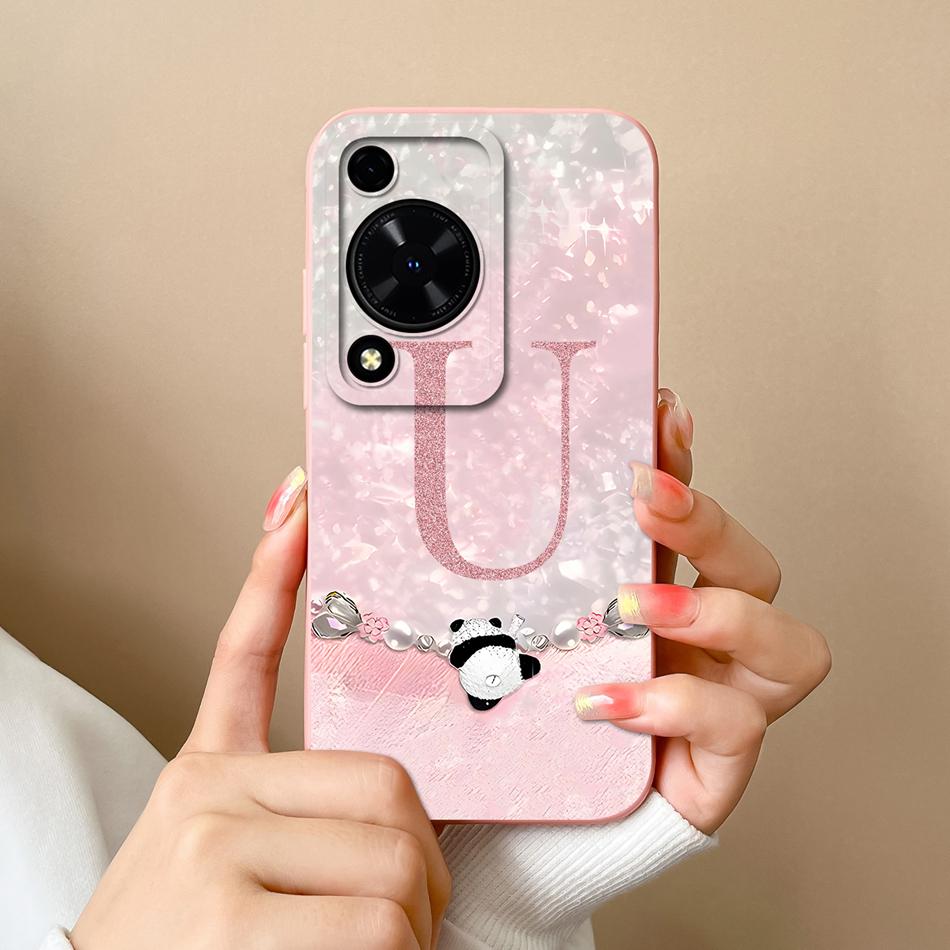 For Huawei Nova Y72 Phone Cover Lovely Letters High Quality Case For Huawei Nova Y 72 Camera Protection Shockproof Bumper Capa