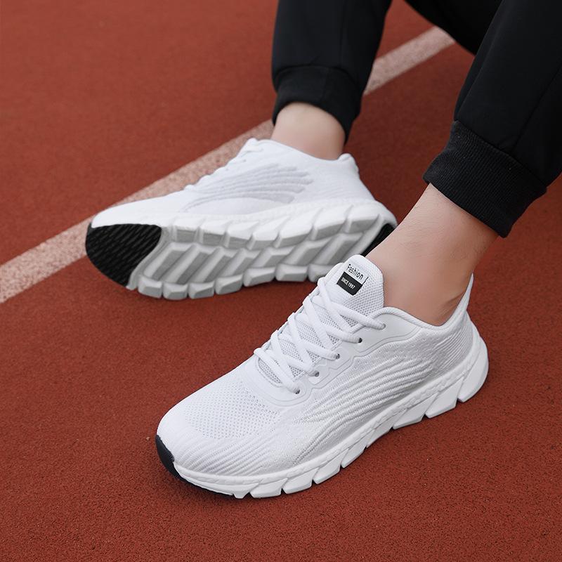 Junior High School Students Sports Shoes Men's Running Shoes Student High School Entrance Examination Special Shoes Youth Breathable Non-slip Lightwei
