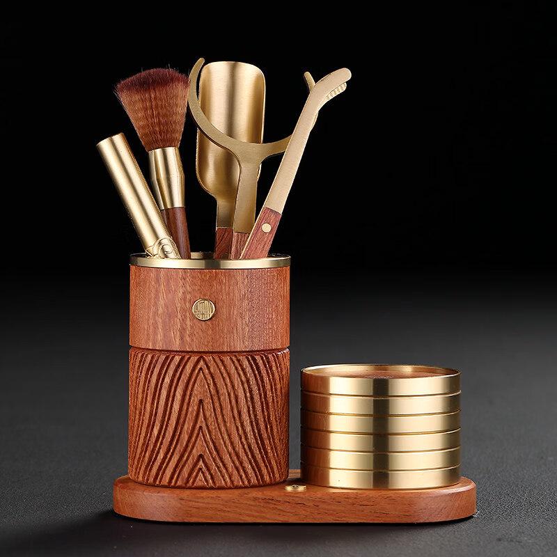 Hanyou Solid Wood Six Gentlemen Tea Set Accessories
