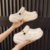 Fashion Chunky Platform Clogs Shoes for Women Thick Bottom Non Slip Beach Sandals Woman Summer 2025 Fashion Wedges EVA Sandals Slippers