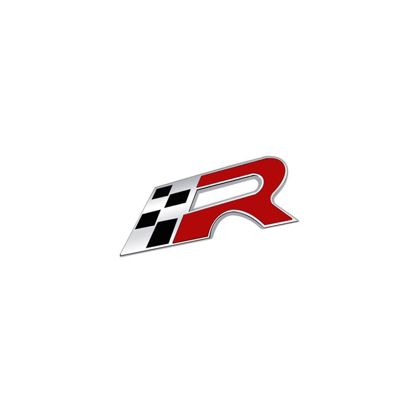 

Car Front Grille Hood Rear Trunk Sticker R Emblem Badge For Racing Ibiza Leon E-racer Ateca Formentor Alhambra Exeo Altea Ateca