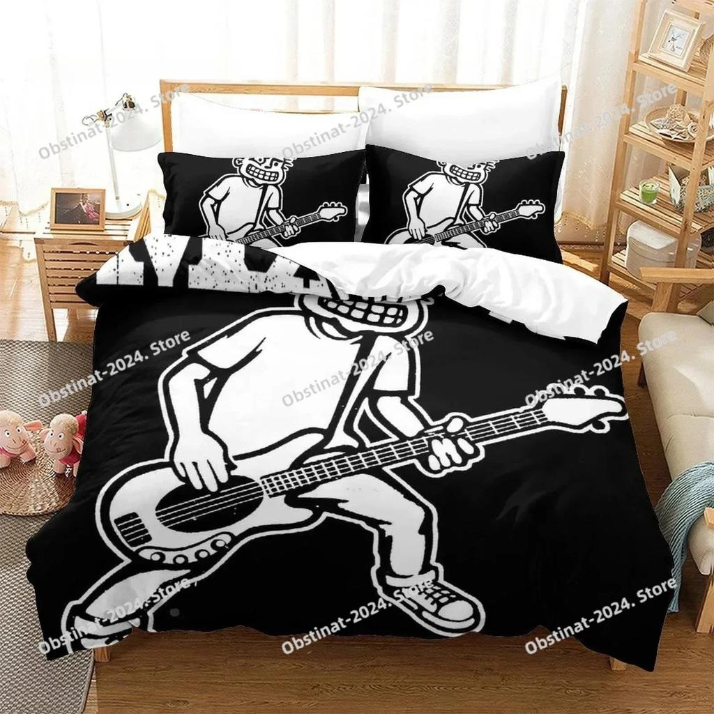 3D Rock music Mxpx Bedding Set Single Twin Printed Bed Set With Pillowcase Duvet Cover Soft Single Double Queen Super King Size