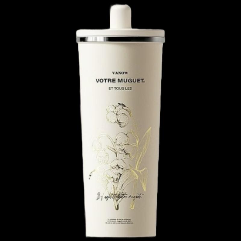 Vanow Ceramic Lined Insulated Coffee Travel Mug