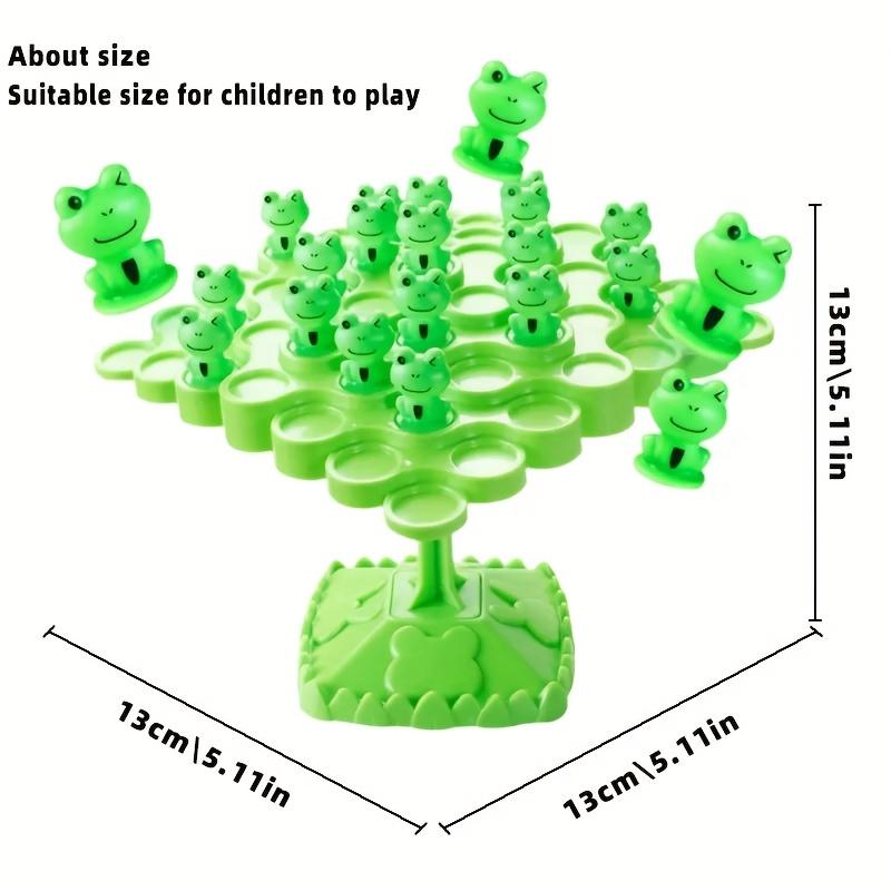 Happy Learning Frog Balance Tree Board Game Interactive Family Puzzle Toy for Attention Training Multi-Level Challenge