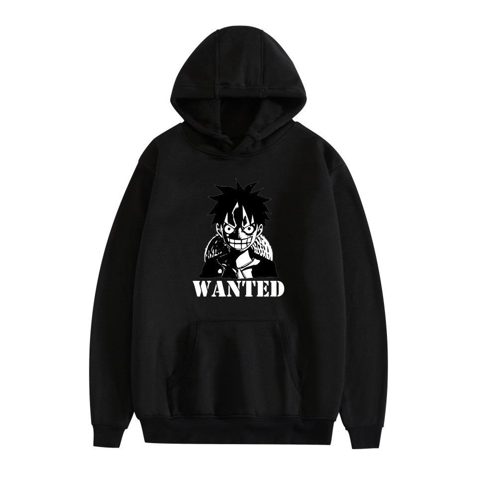 Anime Peripheral Printing Casual Hooded Sweater Couple