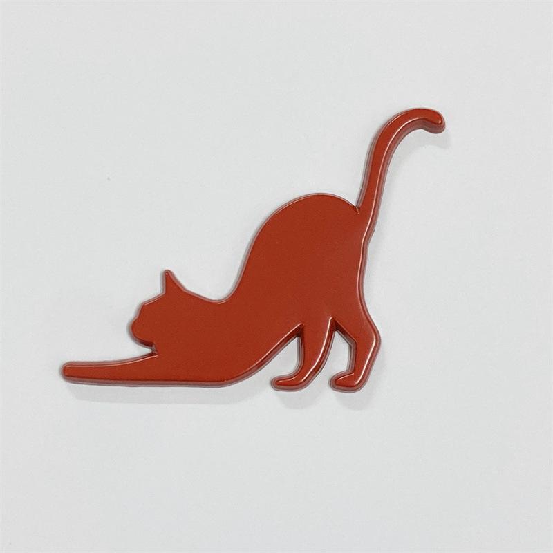 3D Metal Cat Car Emblem Personalized Creative Sticker Cute Auto Exterior Decor Covering Decal