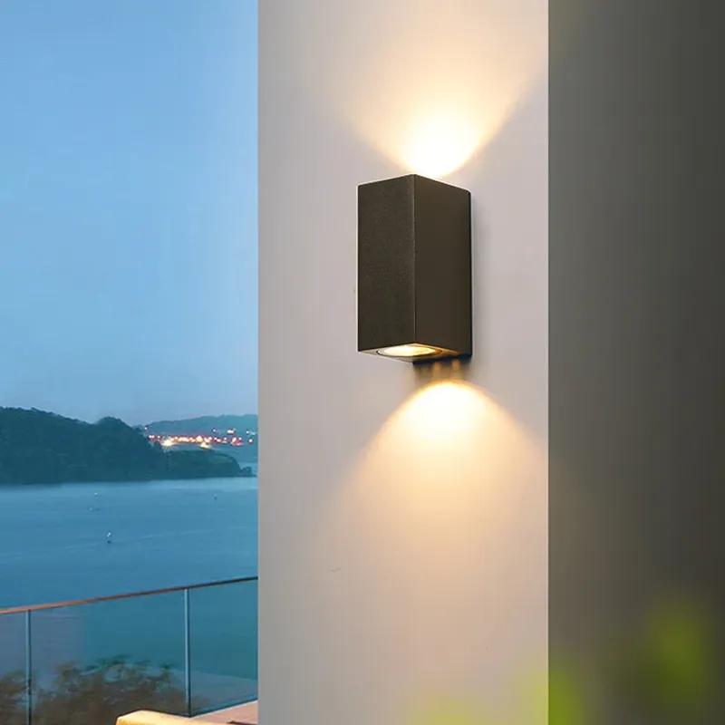 Aluminium Wall Lamp Waterproof Outdoor LED Wall Light IP65 Garden Lighting Lamp for Sconce Balcony Decoration AC110V 220V
