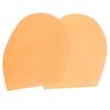 1 Pair Shoes Repair Rubber Soles Wear Resistant Rubber Heels Anti Slip Outsoles (Red)