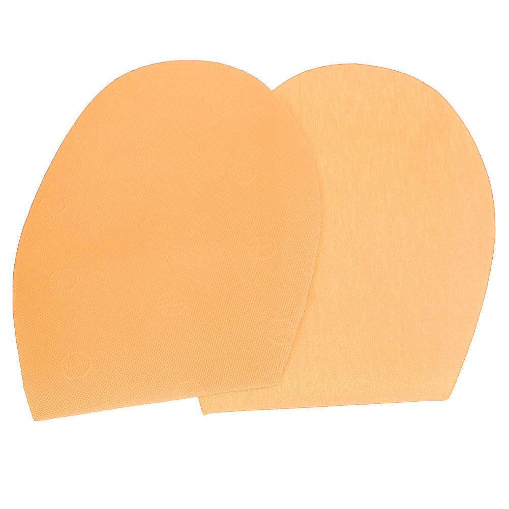 1 Pair Shoes Repair Rubber Soles Wear Resistant Rubber Heels Anti Slip Outsoles (Red)