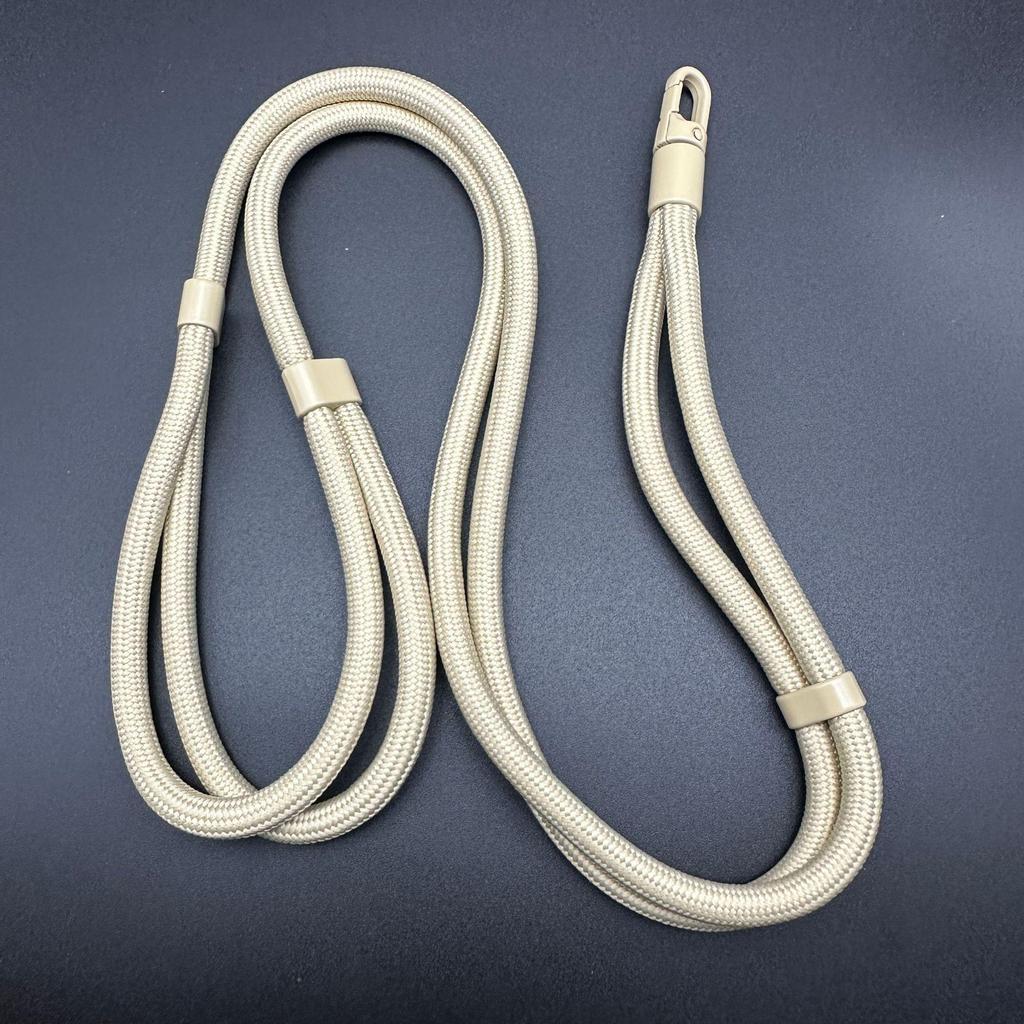 Macaron Thick Rope Phone Lanyard - Adjustable 7-8mm Climbing Gasket for Shoulder, Back, or Neck