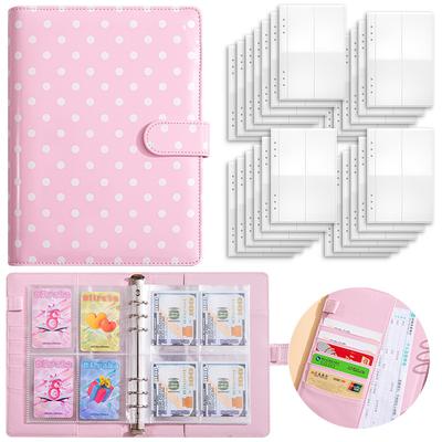 A5 Loose-leaf Bookkeeping Book Spotted Handbook D Financial Planning Handbook Multi-card Position Work Record Book