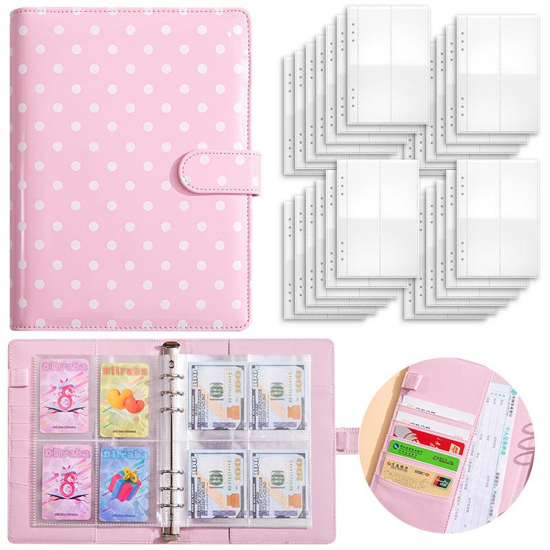 A5 Loose-leaf Bookkeeping Book Spotted Handbook D Financial Planning Handbook Multi-card Position Work Record Book