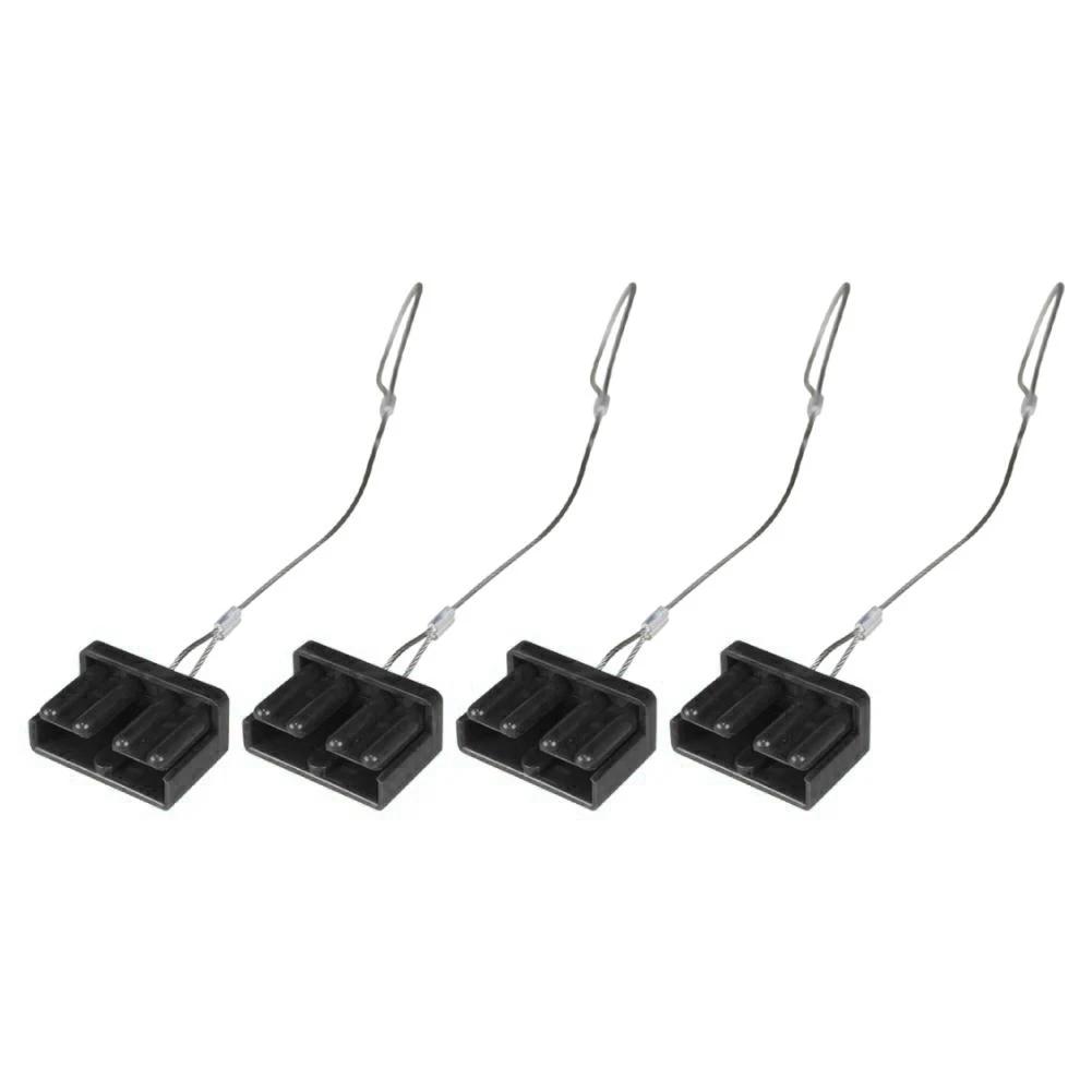 4PCS Battery Terminal Cap Covers For 120AMP Connectors Designed For Caravan Forklift Tractor Sports Car And Industrial Use