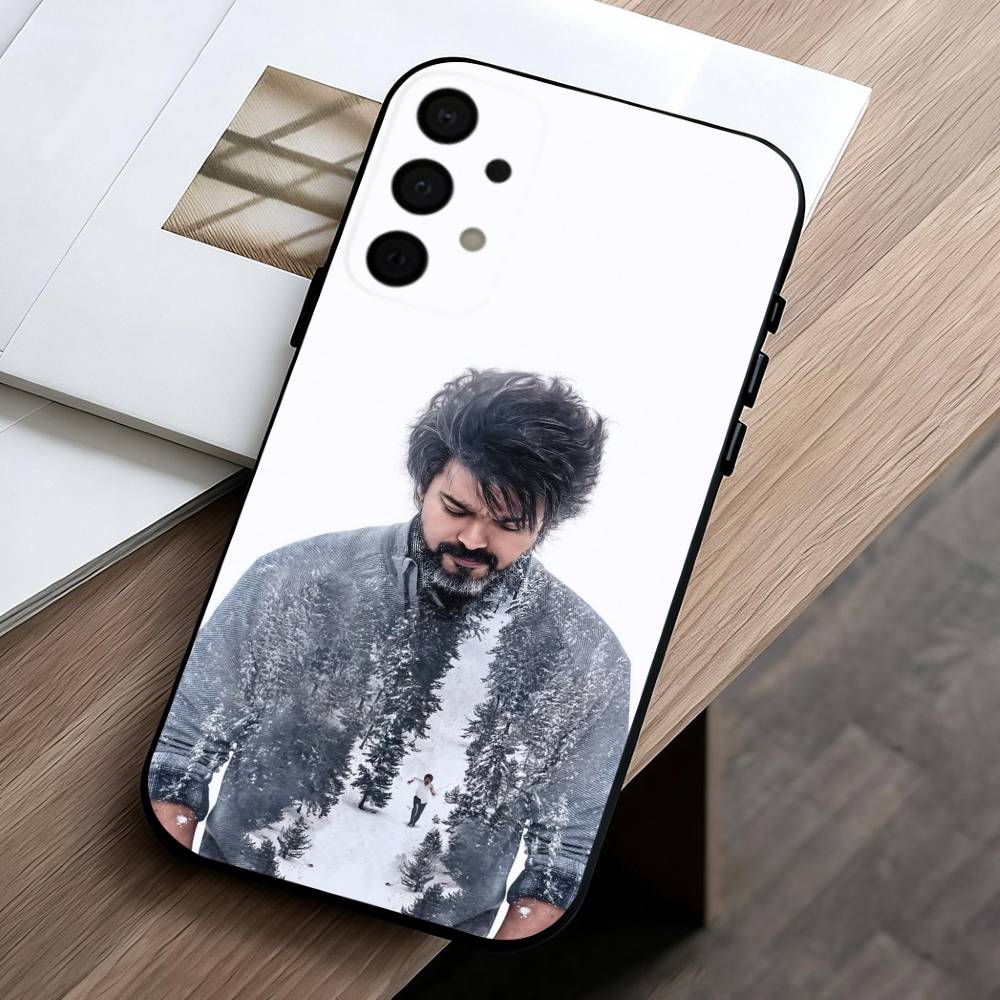 T-ThalaPathy Actor V-Vijay-Y  Phone Case For Samsung Galaxy A73,A72,A71,A70,A53,A52,A51,Others Soft Black Cover
