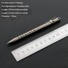 Titanium Alloy Edc Pen-Bolt Action Tactical Ballpoint Pen For Outdoor Survival Pocket Multitool For Office & Business Gift