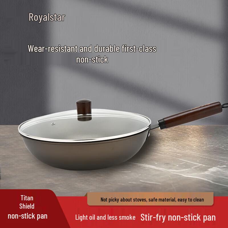 Royalstar Titanium Shield Non-Stick Wok
