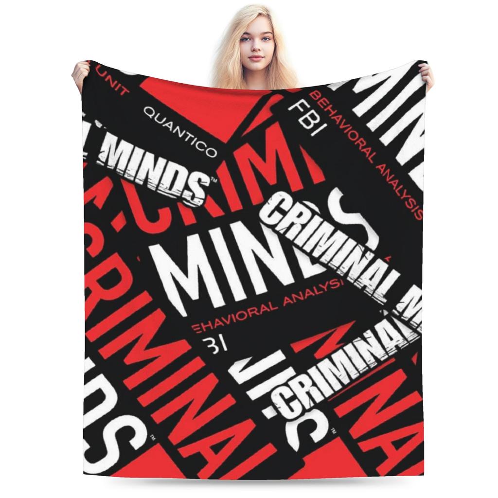 Cozy Criminal Minds Spencer Reid Blanket Stuff Sofa Decorative Throws And Blankets Lightweight Flannel for Bedroom