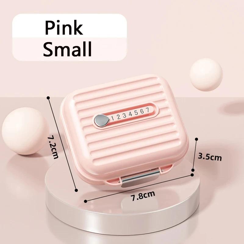 

Portable Storage Medicine Box With 7 Compartments large Capacity Mini And Compact Vitamin Tablet And Fish Oil Storage Box