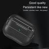 For Apple Airpods Pro 2nd Genration Shockproof Carbon Fiber Keychain Case Cover