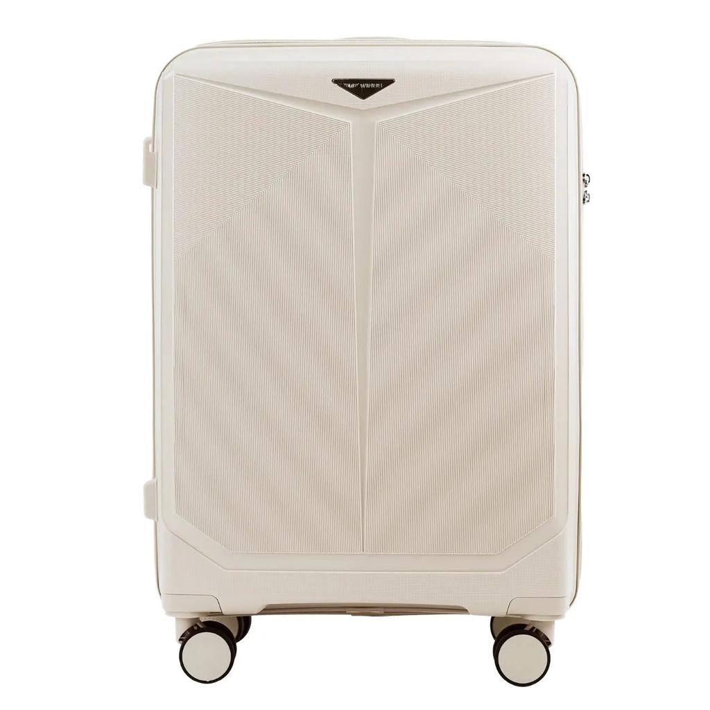 Medium Suitcase Wings Cockatiel Polypropylene 24" Beige