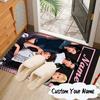 Custom Name Kpop Group Fashion Carpet, Chair Rug,Area Rug for Office Bedroom living rooms bedroom, Doormat decor Christmas fan gifts