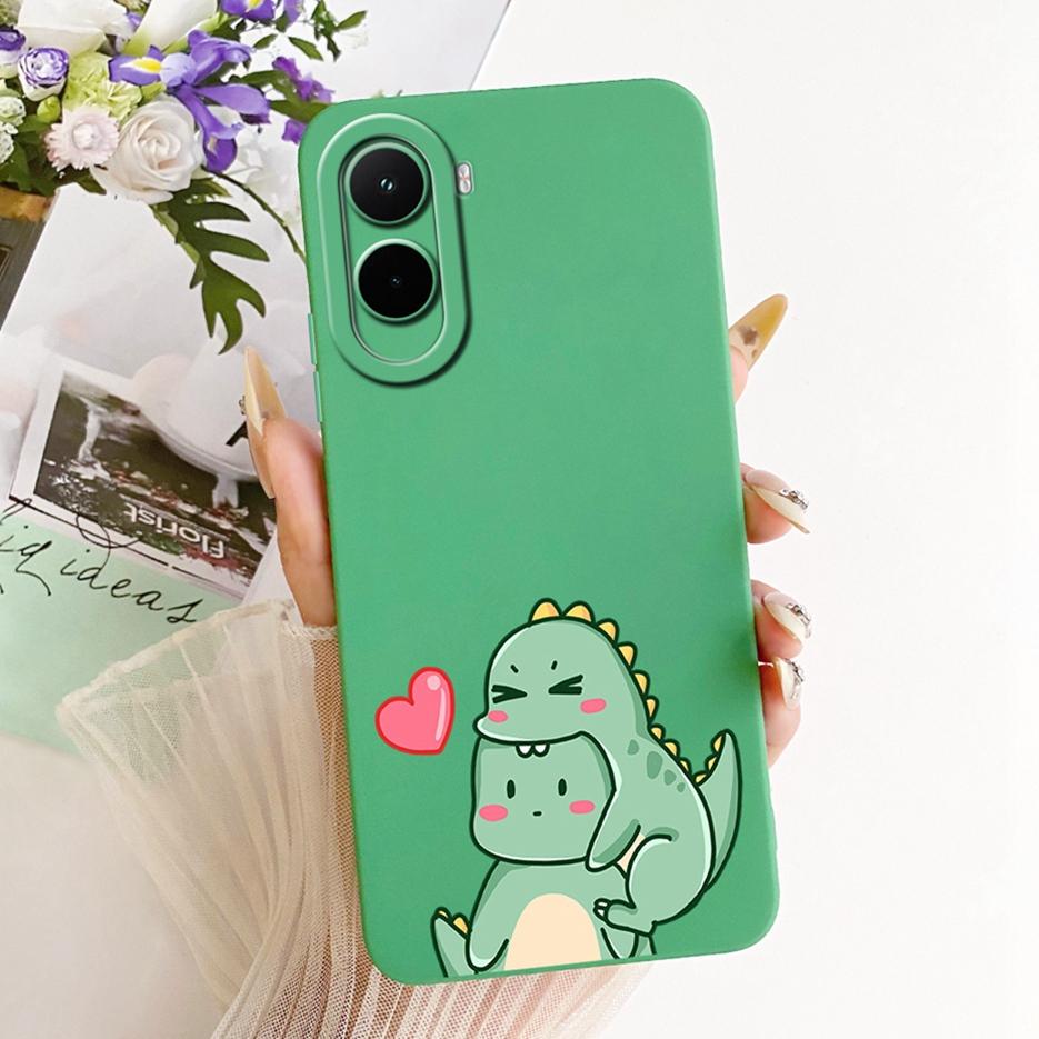 For Xiaomi Poco M7 4G Case Cute Dinosaur Astronaut Painted Cover Soft Silicone Phone Case For Xiaomi Poco M7 Plus M7Plus 5G Bags