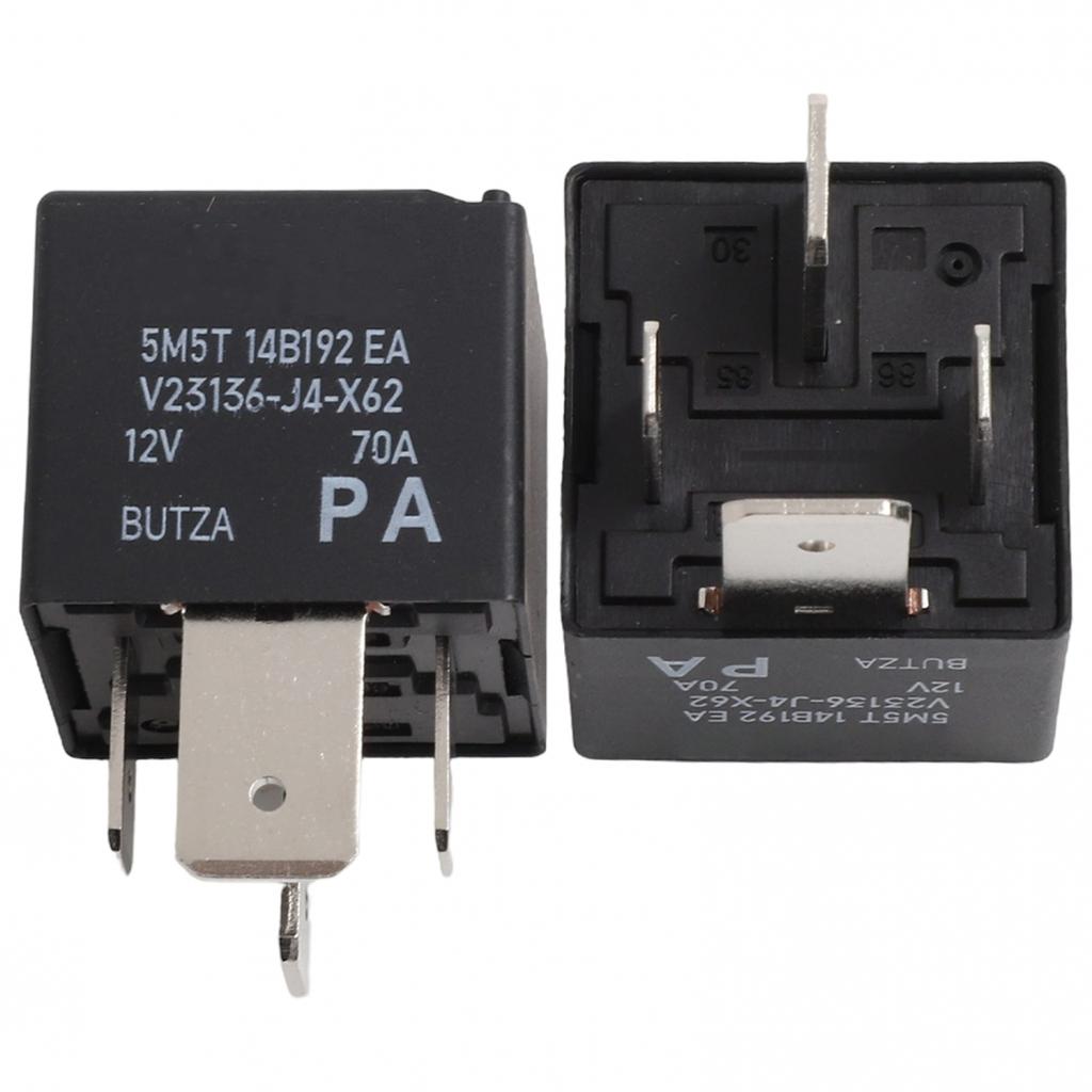 4 Pin Car Relay Black High Quality New Replacement