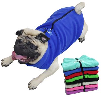 Vestiti invernali per cani Giacca in morbido pile per chihuahua Cappotto per bulldog francese per cani di piccola e media taglia Gilet caldo per cuccioli Carlino Abbigliamento per animali domestici