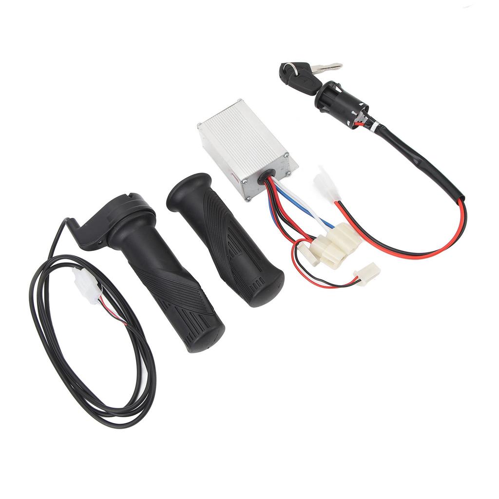 12V 250W Bike Controller Kit Twist Throttle Grip Ignition Switch Accurate Control Versatile Bike Part for Electric
