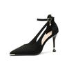 Fall 2025 High Heels For Women With Pointed Toe And Strap Closure For Daily Style