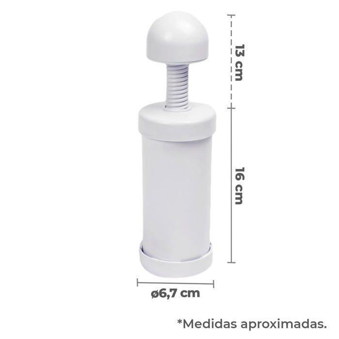 Churros-Maschine - tienda eurasia - Churrera - 8 Köpfe - Widerstandsfähiger Kunststoff - Leicht zu reinigen