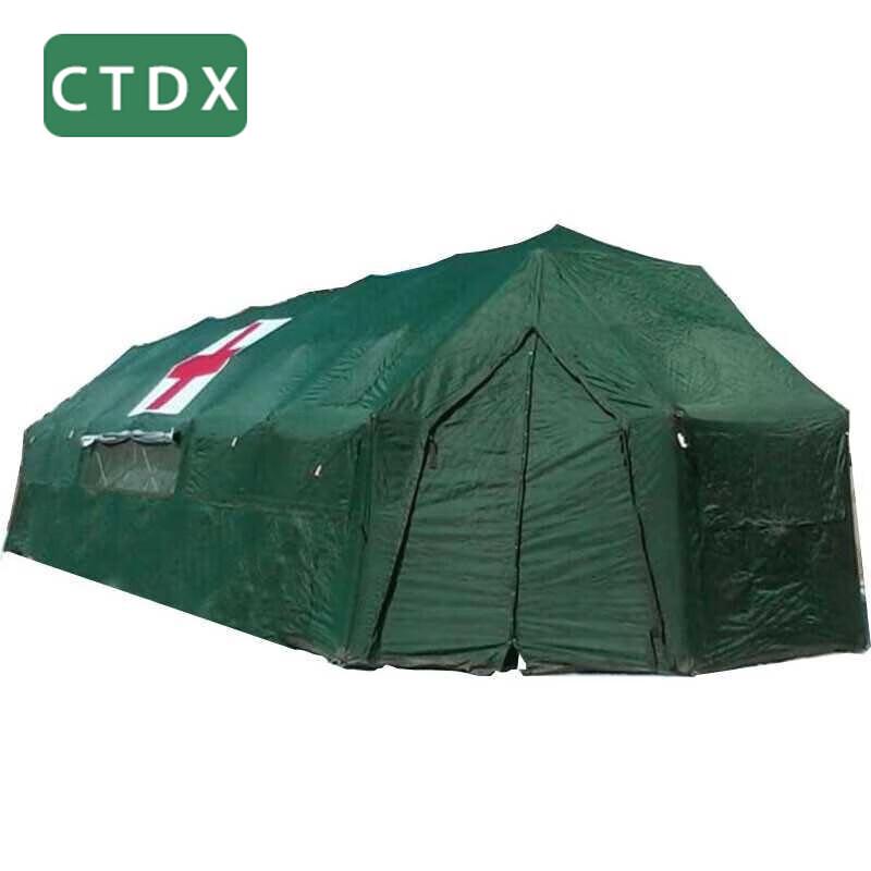CTDX 60 sqm Military Green Arched Tent