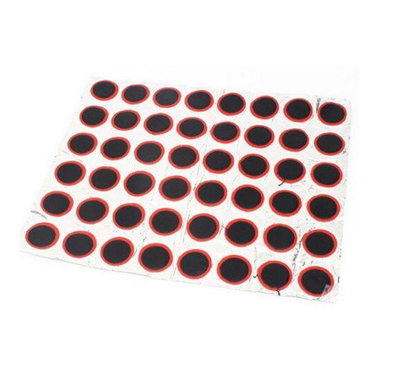 48 Stück 25 mm runder Gummiflicken für Fahrrad-Innenreifen/Reifen-Reparaturstück