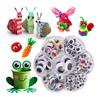 Moving Eyeballs, Approximately 255 Pieces, Eye Parts, Black Eyes, Doll Eyes, Eye Parts That Can Be Used for Making Dolls, 7 Types of Eye Stickers,