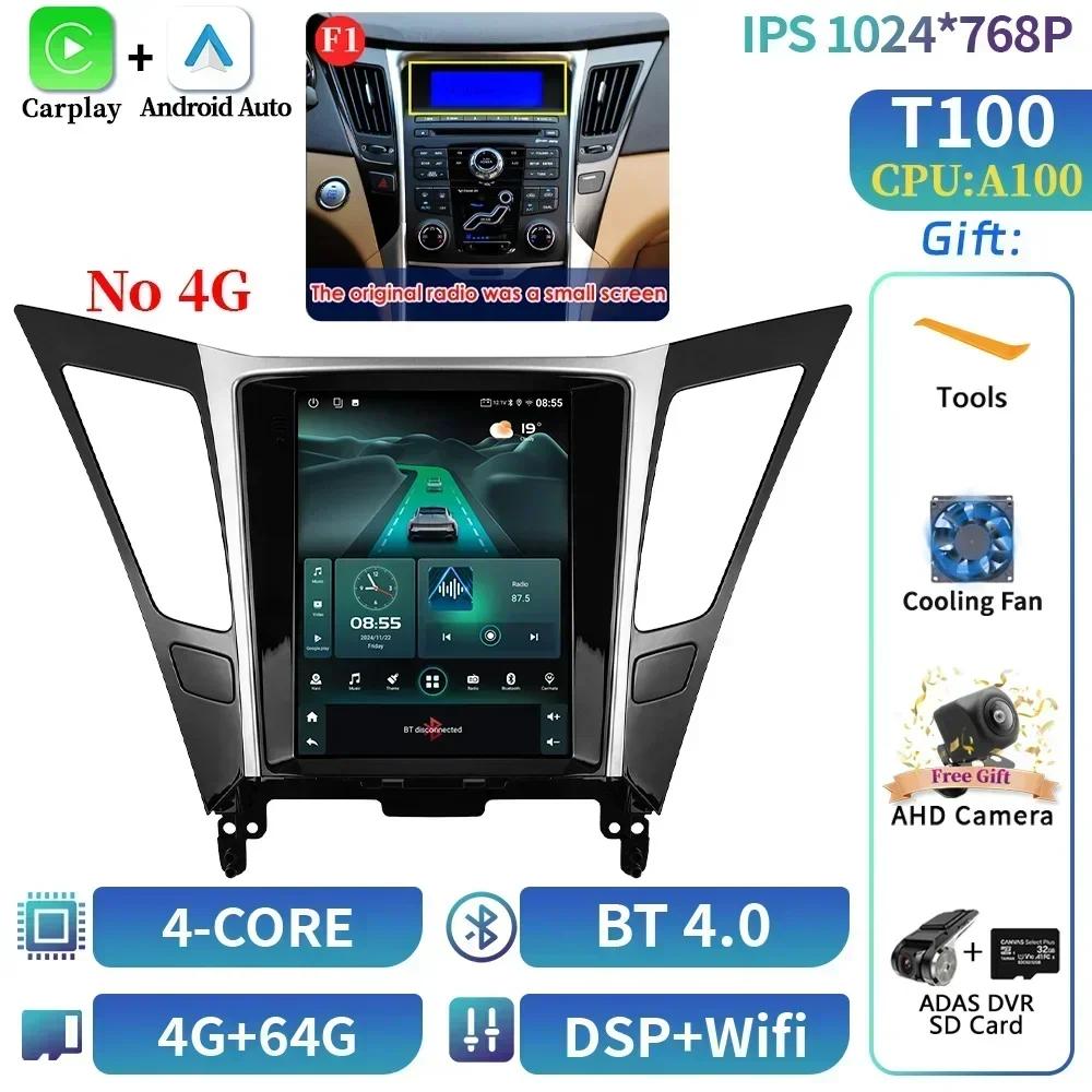 9.7inch Car Radio Multimedia Video GPS  For Hyundai Sonata Yf 8 2010-2018 Screen Android Stereo 4G  Wireless Navigation Stereo G