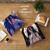 Gamer Albedo Anime Sexy Girls Cushion Cover Polyester Sofa Cushions Decorative Throw Pillows Home Decoration Pillowcover