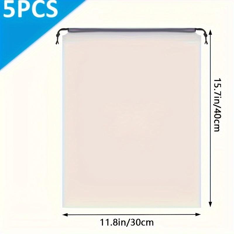 

10Pcs Travel Shoe Storage Bags Translucent Shoe Pouch Set Portable Waterproof Organizer for Christmas Halloween Gifts