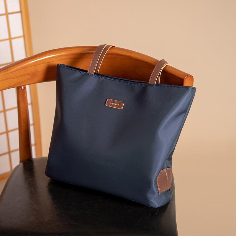 Oxford Tote Bag Women's Large Capacity Shoulder Bag Fashion Shopping Top Handle Zipper Handbag