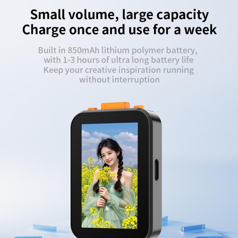 Vlog Selfie Monitor Screen 2.4/5Ghz With 2Inch 1080P Display Bluetooth-compatible Remote Control For Live Stream
